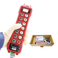 Control Remoto Inalámbrico de Larga Distancia de 12 Botones y Doble Velocidad con Transmisor y Receptor para Plataforma Elevadora