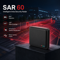 Radar de Seguridad Inteligente de 60 GHz para Áreas, con Detección de Personas y Vehículos a 60 m