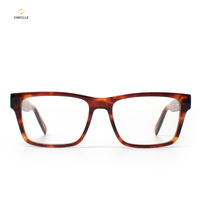 Lunettes de vue carrées unisexes en TR90 de qualité supérieure, structure solide résistante à la déformation, écologiques, personnalisables avec logo.