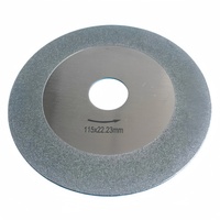 Disco de diamante electrochapado rápido y afilado de 100, 110, 115, 125 mm para corte en seco multiusos de azulejos, vidrio, granito, mármol, piedra y grafito.