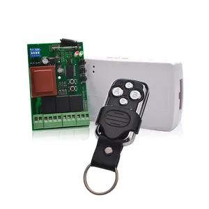 220V AC 433.92MHZ shutters awings automation remote controller unit with infrared photocell alarm lamp