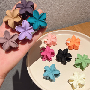 Pinzas de Pelo Mini de Plástico <span class=keywords><strong>Color</strong></span> Macaron Mate al por Mayor para Mujer, Diseño Lindo Hawaiano y Europeo para Fiestas - Product Image 4
