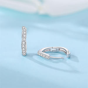 S925 Sterling Silver Designer <b>Earrings</b>, Blue and <b>Green</b> Zircon <b>Earrings</b> - Women's Pendant <b>Earrings</b> (Women's Style) - Product Image 2