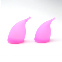 Taza Menstrual femenina, compresas sanitarias de silicona médica, colección de sangre para niñas