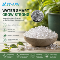 Gel agricole économique SAP (Polyacrylate de potassium) pour la propagation des fleurs en serre et en pépinière, optimisant l'utilisation de l'eau