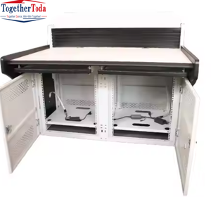 Escritorio Escolar Moderno con Gabinetes de Almacenamiento, Muebles Escolares Metálicos Personalizados para Uso Comercial - Product Image 6