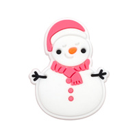 Breloques pour chaussures sur le thème de Noël, accessoires pour chaussures, fleurs, bonhomme de neige, flocons de neige et sapin de Noël - Breloques pour chaussures en caoutchouc souple, décorations