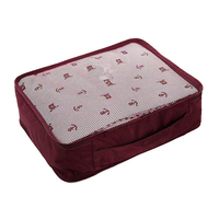 Organisateur de bagages de voyage unisexe, grand ensemble de cubes de rangement en nylon écologique, pochettes à fermeture éclair imperméables pour le linge et le rangement des sous-vêtements