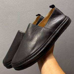 Mocassins de luxe haut de gamme en cuir de cheval, nouveau style 2025, chaussures plates décontractées rétro pour hommes, chaussures de marche confortables - Product Image 5