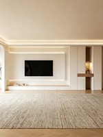 Meuble TV en aluminium sur mesure, résistant au feu, antirouille, étanche, design minimaliste pour toute la maison, salon, hôtel, villa