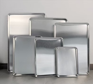 Teglia in alluminio con perlina aperta con perline chiuse grande teglia per pasticceria da forno - Product Image 1