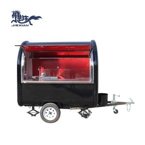 Remolque de Comida Rápida Móvil Pequeño de 2.2 Metros para Hot Dogs y Helados, Fabricado en Aluminio por Fábrica China - Product Image 3