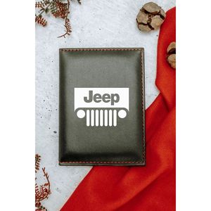 Portadocumentos para Certificado de Matriculación de Automóvil Jeep Negro - Product Image 1