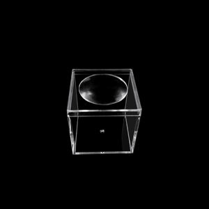 Boîtes de loupe de spécimen en acrylique résistant couvercle de loupe amovible boîte en acrylique boîtes d'affichage grossissantes pour insectes fossiles - Product Image 1