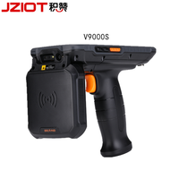 JZIOT V9000S PDA Android 11 con Escáner de Código QR 2D, UHF RFID, NFC, WIFI, 4G, GPS, Pantalla de 5.5 Pulgadas, 4 GB de RAM para Inventario de Almacén