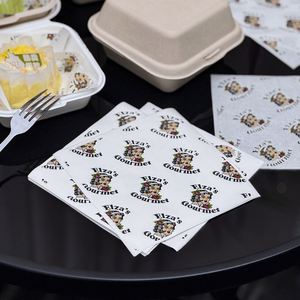 Empaque de Papel Desechable Personalizado, Ecológico, Recubierto, Antigrasa, de Grado Alimenticio para Sándwiches, Pan, Donuts, Croissants y Waffles - Product Image 4