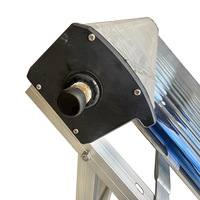 Vente en gros d'usine de chauffe-eau solaire, collecteur d'ingénierie avec collecteurs unilatéraux, 150L - 300L