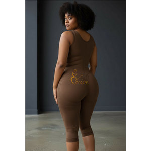 Body Modellante Intero Lungo con Ganci e Cerniera Perineale, Shapewear per Donne, Fajas Colombianas Moldeadoras - Product Image 1