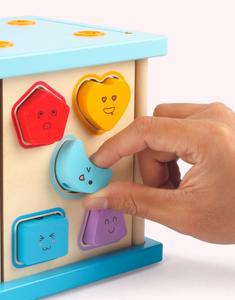 Jouet éducatif en bois pour enfants, boîte de tri de formes, vente chaude, jouet en bois 4 en 1, blocs cognitifs en bois pour la reconnaissance des formes - Product Image 3