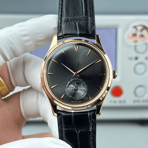 Elegant Men's Automatic Mechanical Watch Moon Phase Date Display Leather Band Stainless Steel Case for Business Wear - Product Image 2