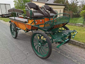 Penjualan langsung pabrik becak tarik tangan Kereta Kuda poni maraton Mini mewah - Product Image 3