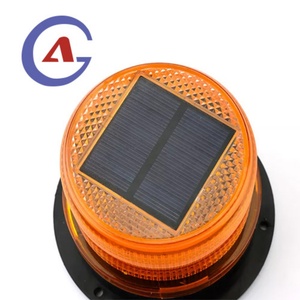Luz Intermitente LED de Advertencia Magnética Solar de Seguridad en Oferta - Product Image 3