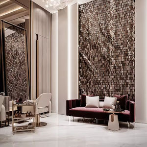 Muebles de Salón de Belleza y Peluquería de Lujo Personalizados, Diseño Moderno de Barbería con Luz LED - Product Image 2