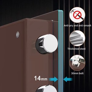 Wanjiabao H1-1500 Fireproof Safe Steel Security <b>Cabinet</b> 14mm Thickened Steel Anti-Pry Anti-Smash Office Storage <b>Locker</b> - Product Image 1