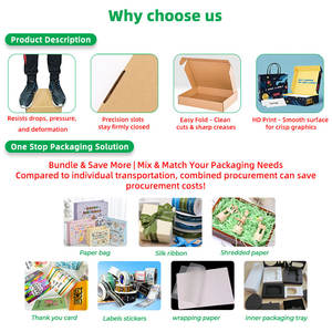 Échantillon Gratuit Boîtes Postales Personnalisées Biodégradables d'Expédition et d'Emballage Écologiques pour Cadeaux avec Logo - Product Image 5