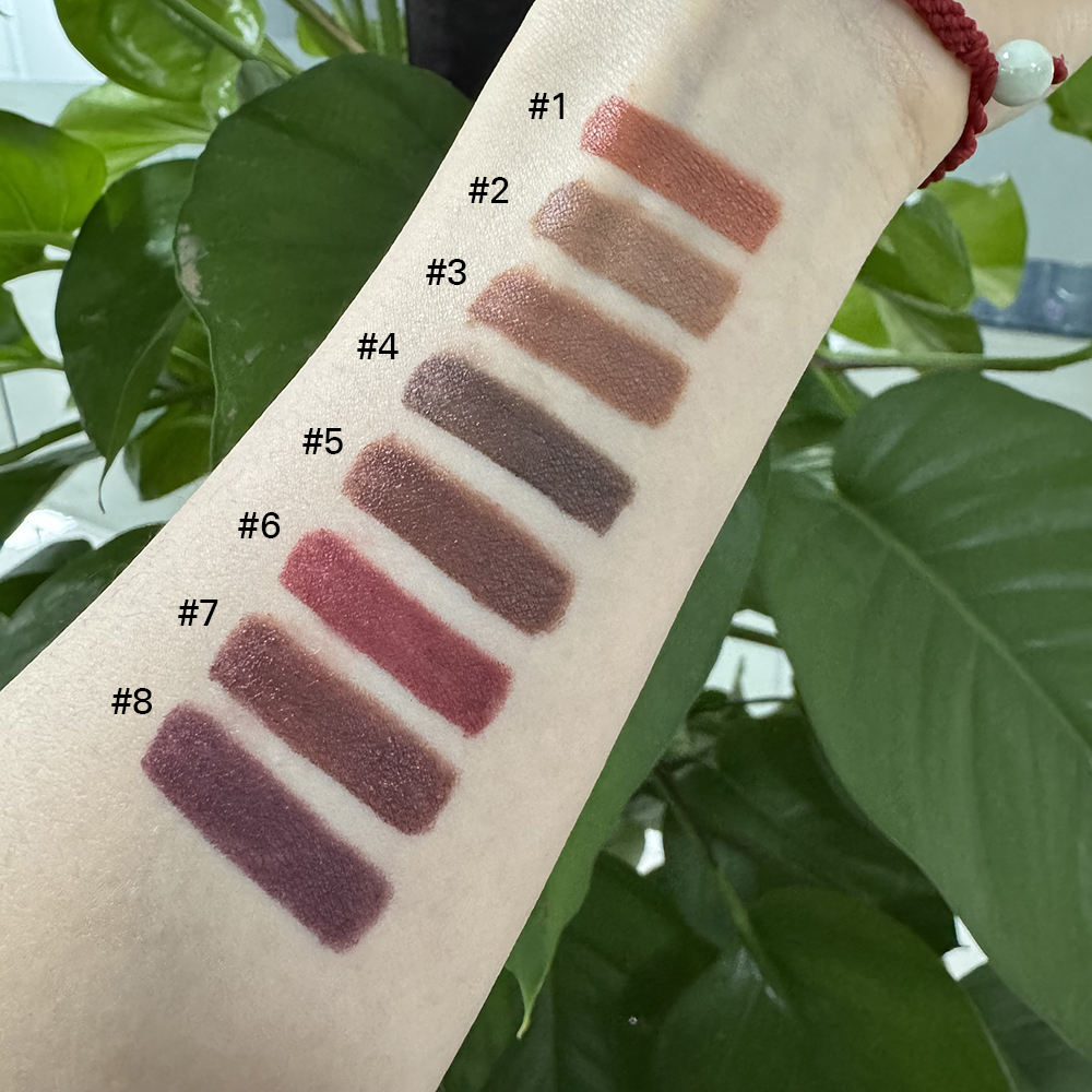 Option de couleur du crayon à lèvres