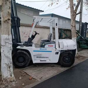 TCM Used Japanese Engine CE Certified 7 Ton Diesel Counterbalance Forklift Fwd Drive Offroad 3m Lift 1 Year Warranty Retail <b>Farm</b> - Product Image 2