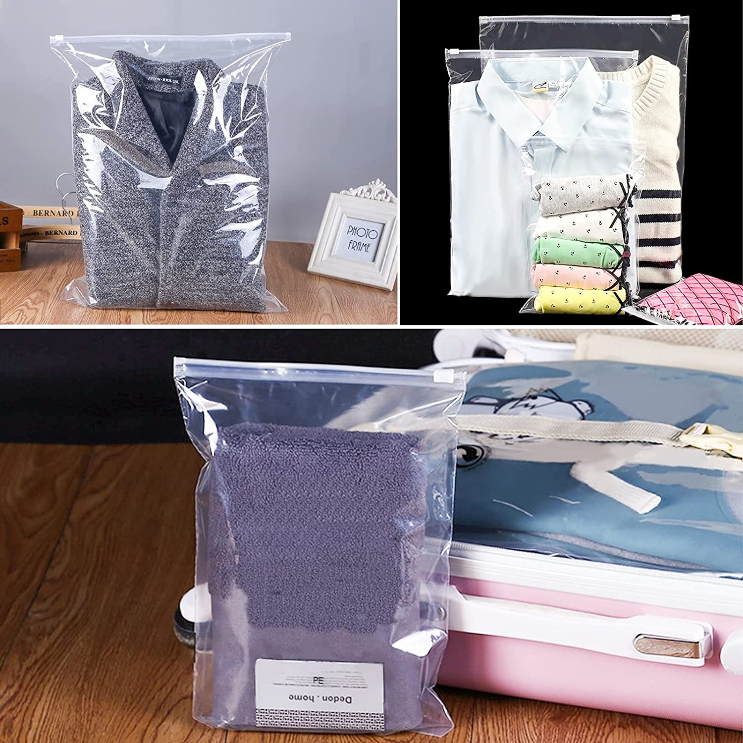 Compostable environmentally friendly, Frosted Packages, Pouch, Mini Baggies, Slider Holographic Zip Lock Bag 1