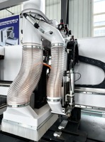 Máquina de Perforación CNC de Seis Caras para Madera con Motor de 3.5KW, Husillo de 380V/220V para Perforación de Seis Caras en Tableros de Muebles