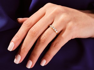 Anillo de compromiso de moissanita personalizado Plata de Ley 925 D Color VVS calidad anillo nupcial clásico para mujer joyería de boda - Product Image 4