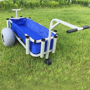 <span class=keywords><strong>Chariot</strong></span> de pêche à la <span class=keywords><strong>carpe</strong></span> en aluminium, Camping, léger, plage, grand ballon, à roulettes - Product Image 6