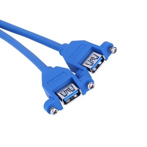 Usb 3.0 Extension Cable <b>20</b> Pin To Dual With Tabs External Hard Drive Cable - Product Image 3