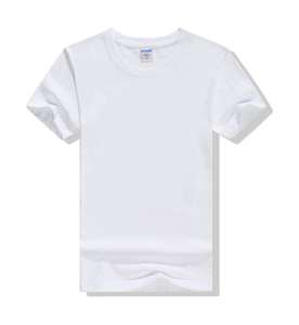 批发定制黑色t恤男女通用普通t恤女印花黑色t恤100% 棉男 - Product Image 4