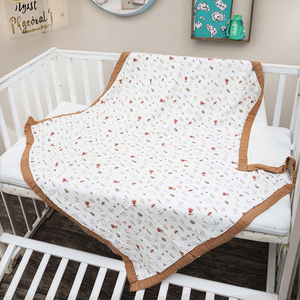 Oeko Tex Serviettes portefeuille anima en coton biologique bon marché pour bébé Couverture biologique <span class=keywords><strong>6</strong></span> couches pour tout-petits - Product Image 5