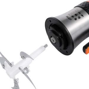 Processador de Alimentos Multifuncional <span class=keywords><strong>2</strong></span> em 1 de Vidro e Aço Inoxidável para Cozinha Doméstica, Picador de Alimentos de Aço Inoxidável 3L, Moedor de Carne Elétrico - Product Image 4