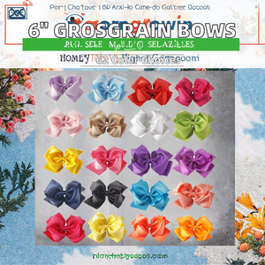 Gordon โบว์ริบบิ้นตกแต่งผมวันหยุดสำหรับเด็กผู้หญิงมีคลิปหนีบผมแฟชั่นขนาด3นิ้วออกแบบได้ตามต้องการ - Product Image 2