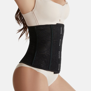 Faja de encaje transpirable para abdomen, corsé adelgazante, top bustier, fajas colombianas moldeadoras, entrenador de cintura de talla grande - Product Image 4