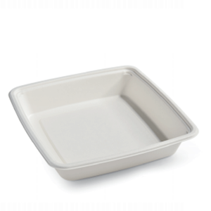 Barquette alimentaire jetable en papier 100 % naturel, biodégradable et compostable, vente en gros - Product Image 1