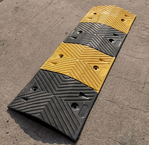 गर्म बिक्री अच्छी गुणवत्ता पीले काले राजमार्ग 1 मीटर रबर गति कूबड़ और टक्कर के लिए बिक्री - Product Image 3