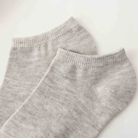 Chaussettes de cheville jetables antibactériennes en gros, production en vrac, coupe basse, blanc uni, noir, pour hommes et femmes, printemps été, polyester