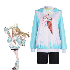 Star's Edge Identity V Costume de cosplay pour petite fille, sweat à capuche avec fermeture éclair - Product Image 1