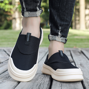 <b>Men</b> <b>Slip</b> <b>on</b> Sneakers Breathable Mesh Casual Walking Shoes Lightweight Round Toe Comfort <b>Trainers</b> - Product Image 3