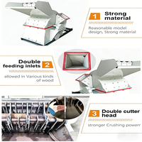 Machine multifonctionnelle à haute efficacité pour la fabrication de sciure de bois, broyeur de paille, pulvérisateur avec une capacité de 400-5000 kg/h