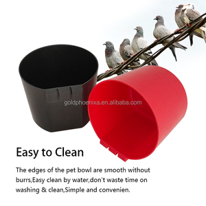 YCZ Mangeoire et abreuvoir suspendu en plastique de 1,5 <span class=keywords><strong>L</strong></span> pour animaux de cage, pigeons et poulets - Product Image 4