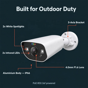 กล้องวงจรปิด AI POE คุณภาพสูง 4K ความละเอียด 5MP 8MP แบบกระบอก กล้อง IP CMOS NVR ระบบตรวจจับใบหน้า สำหรับบ้านและธุรกิจ - Product Image 5