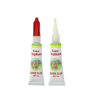 GUO ELEPHANT QY55 GX01 Colle Cyanoacrylate Acrylique Gel Instantané pour Collage Construction, Plastique, Caoutchouc et Métal